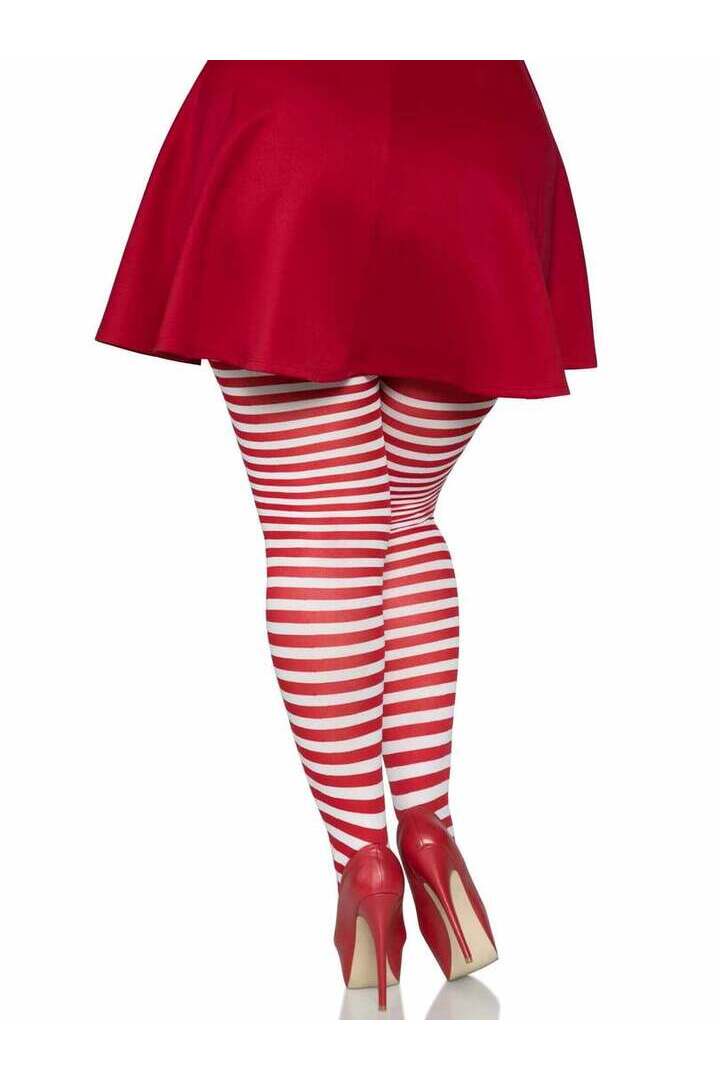 Leg Avenue Plus Jada Striped Women's Tights 17