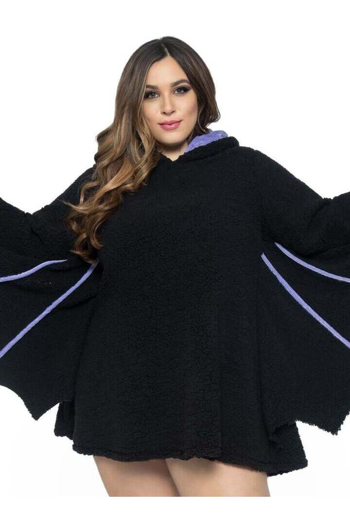Leg Avenue Plus Moonlight Bat Costume in Black 3