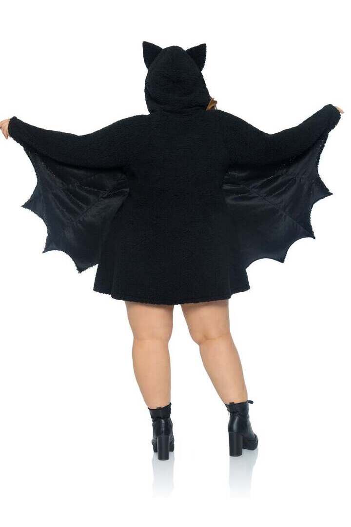 Leg Avenue Plus Moonlight Bat Costume in Black 6