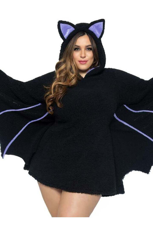 Leg Avenue Plus Moonlight Bat Costume in Black