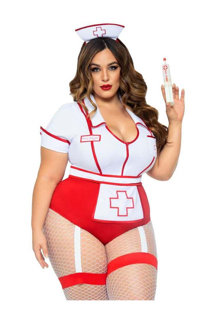 Leg Avenue Plus Nurse Feelgood Sexy Costume 7