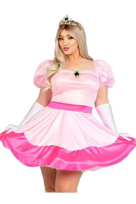 Leg Avenue Plus Pink Princess Costume in Pink