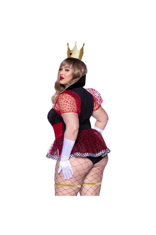 Leg Avenue Plus Ravishing Red Queen Costume Red/Black 1