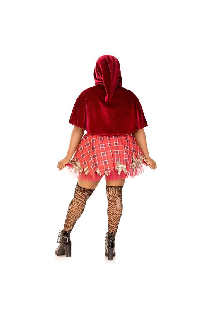 Leg Avenue Plus Salem Sweetie Costume Orange 4