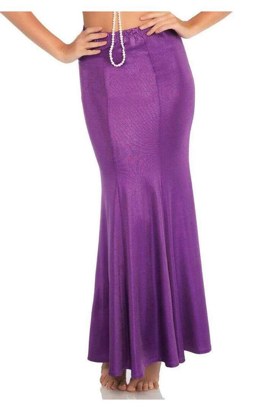Leg Avenue Plus Shimmer Spandex Mermaid Costume Maxi Skirt