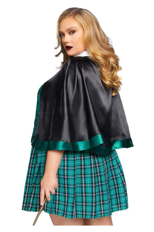 Leg Avenue Plus Sinister Spellcaster Costume in Green 1