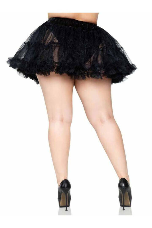 Leg Avenue Plus Size Layered Tulle Petticoat Costume Skirt in 1X/2X 1