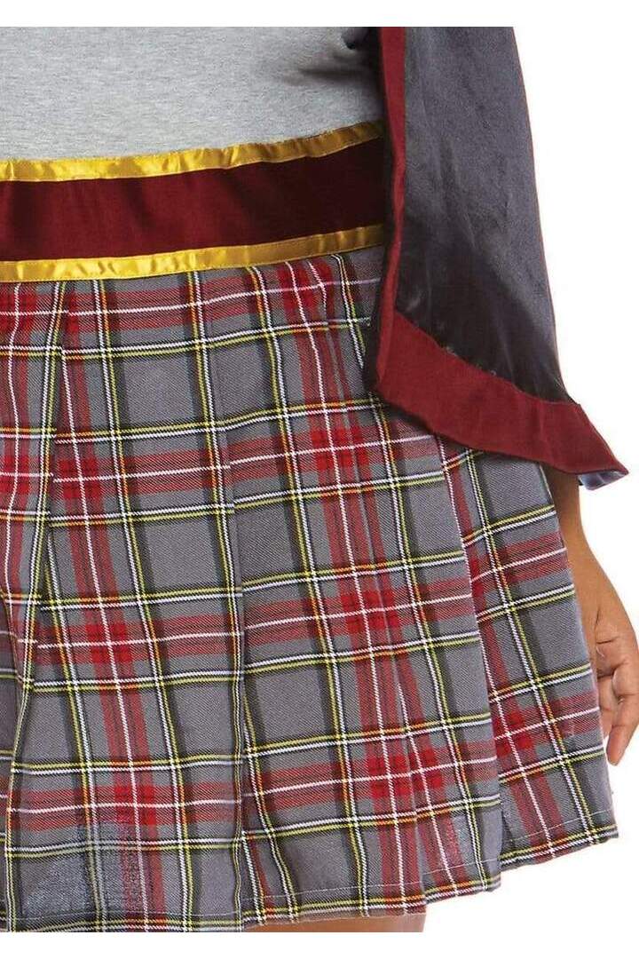 Leg Avenue Plus Spellbinding School Girl Costume in Red/Black 3