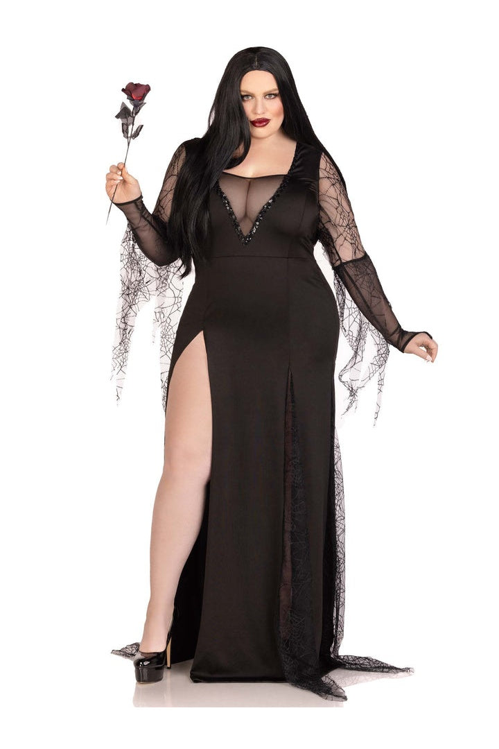 Leg Avenue Plus Spooky Beauty Costume Black 2