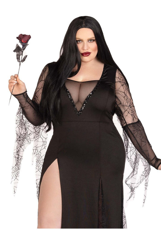 Leg Avenue Plus Spooky Beauty Costume Black 4