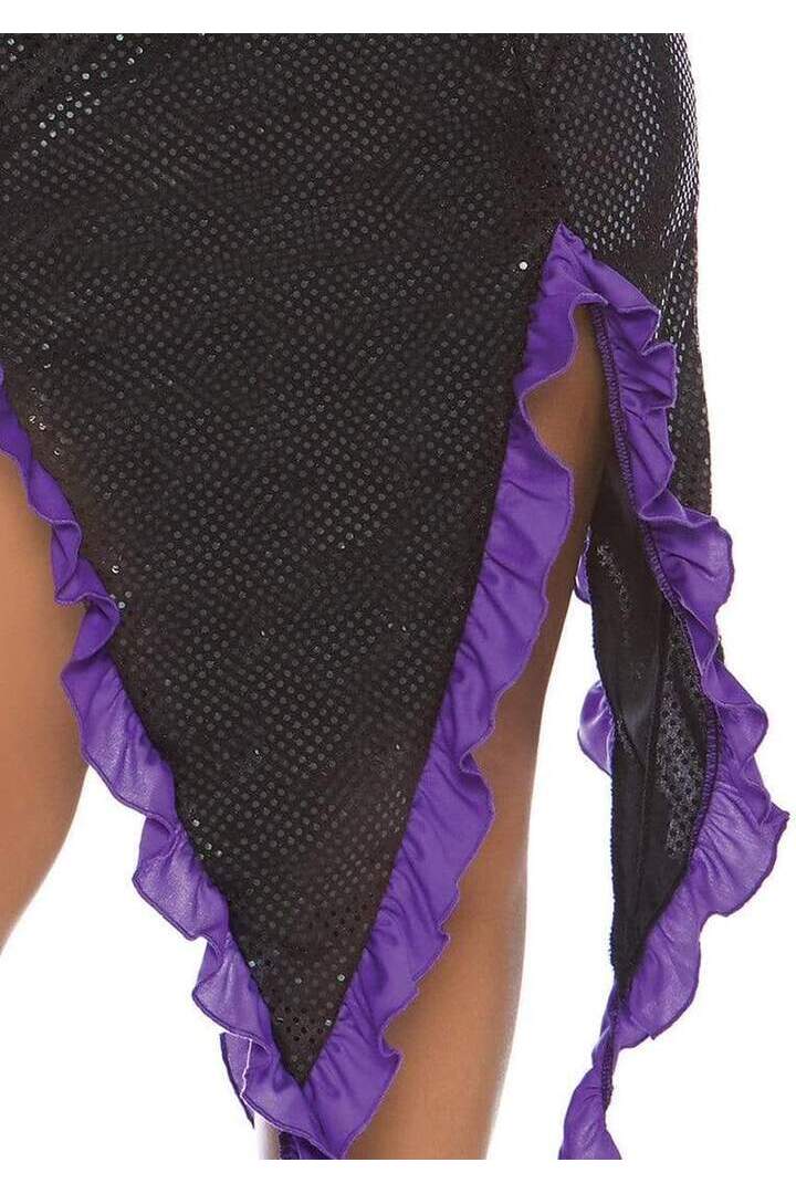 Leg Avenue Plus Sultry Sea Witch Costume in Black/Purple 6