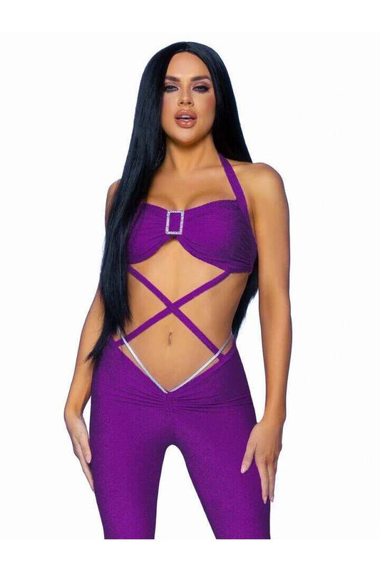 Leg Avenue Pop Star Costume in Purple