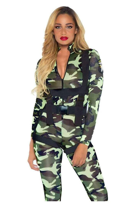 Leg Avenue Pretty Paratrooper Costume in Camo