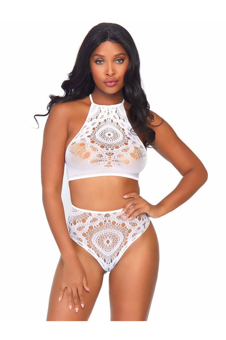 Leg Avenue Pretty Perfect Crop Top Set 3