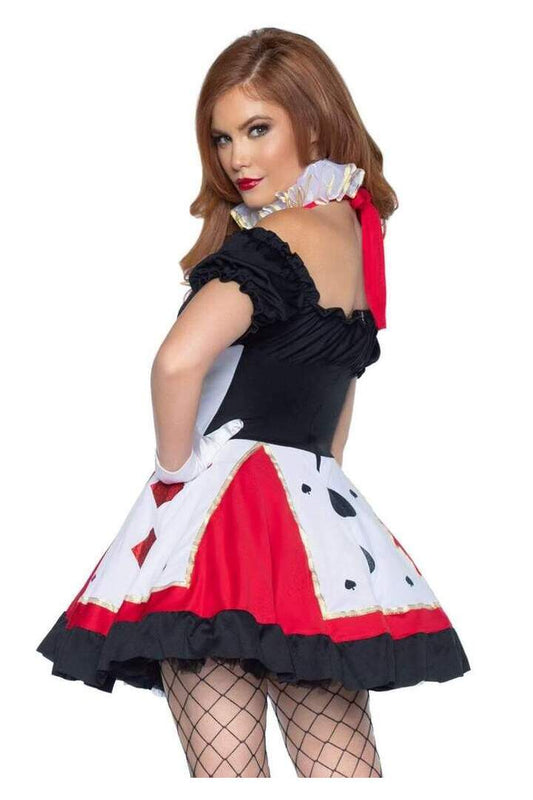 Leg Avenue Pretty Playing Card Costume in Red/Black 1