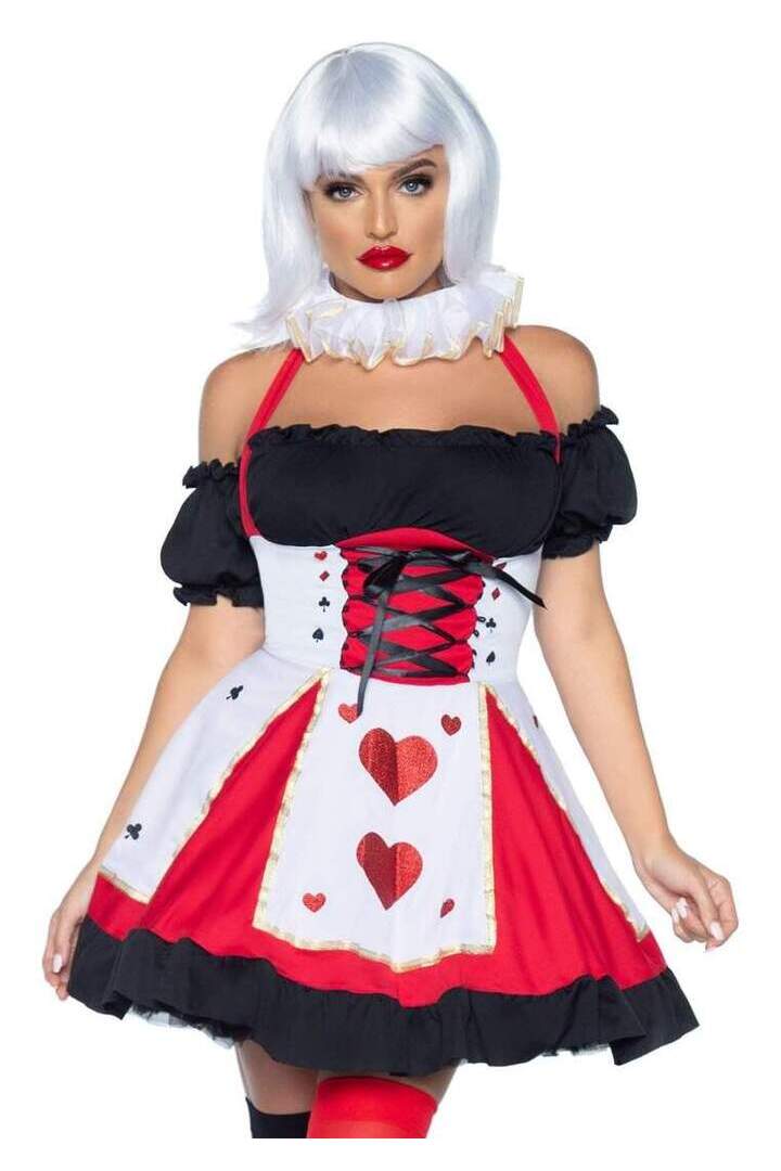 Leg Avenue Pretty Playing Card Costume in Red/Black 4