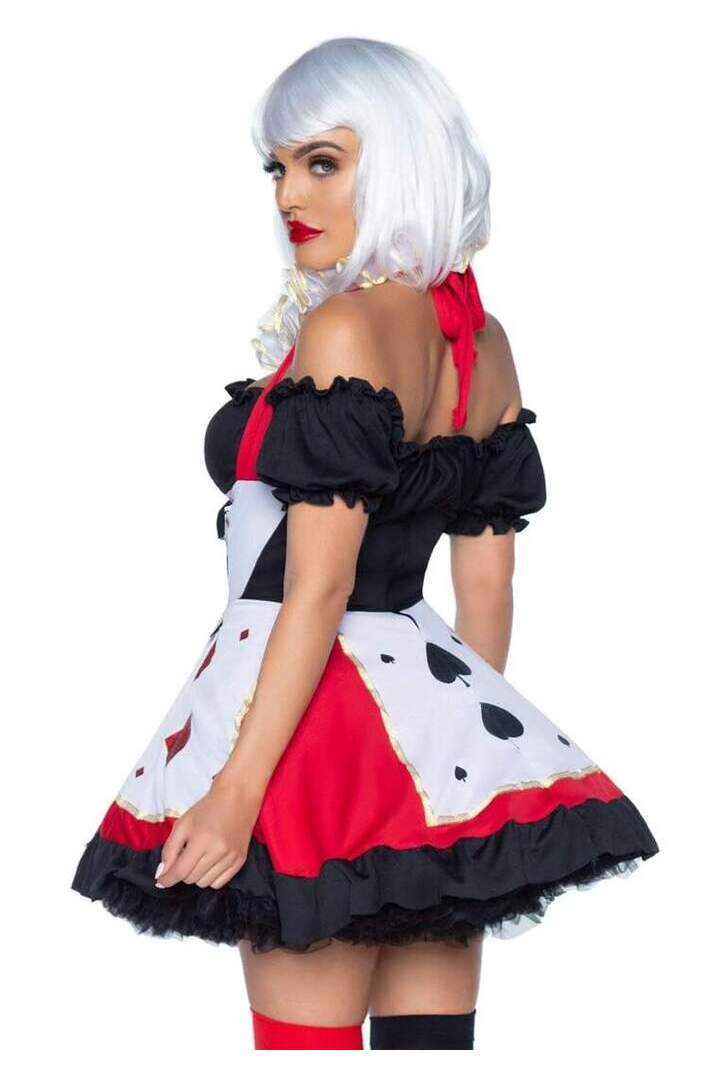 Leg Avenue Pretty Playing Card Costume in Red/Black 5