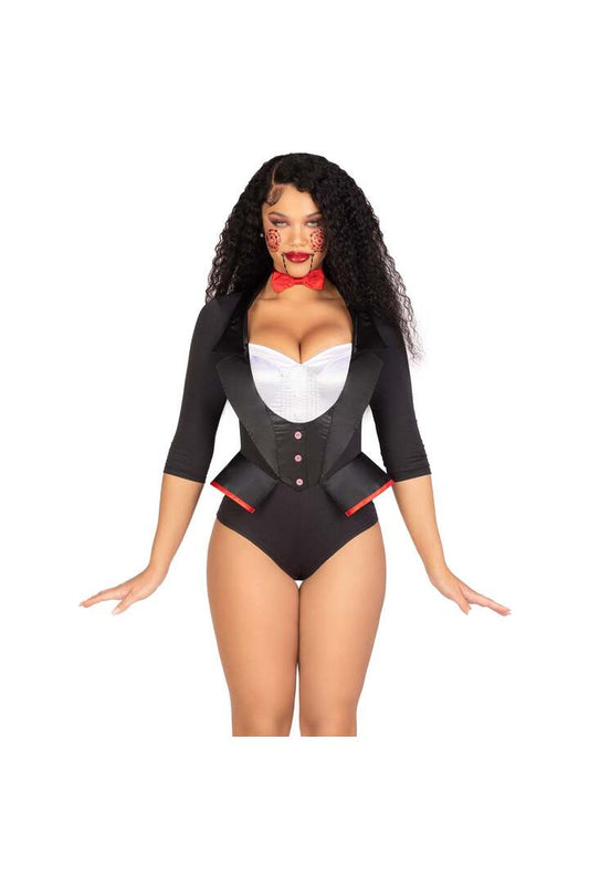 Leg Avenue Pretty Puppet Costume Black/White