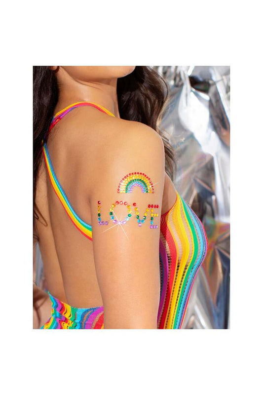 Leg Avenue Pride Stick-On Body Jewels Multicolor in One Size 1