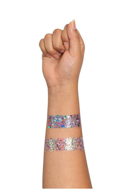 Leg Avenue Prism Jewels Sticker Nipple Pasties & Body Glitter Multicolor in One Size 1