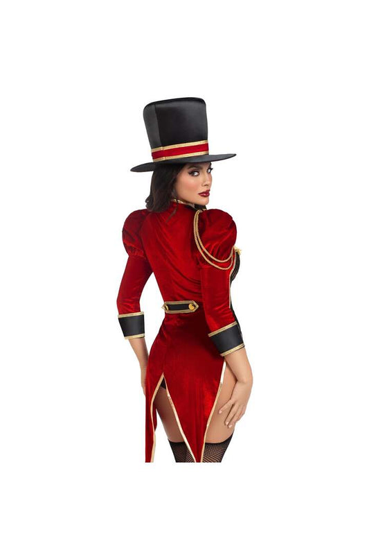Leg Avenue Ravishing Ringmaster Costume Red/Black 1