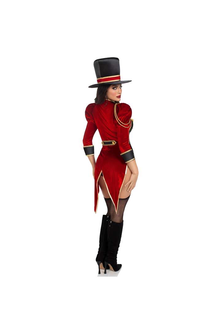 Leg Avenue Ravishing Ringmaster Costume Red/Black 5