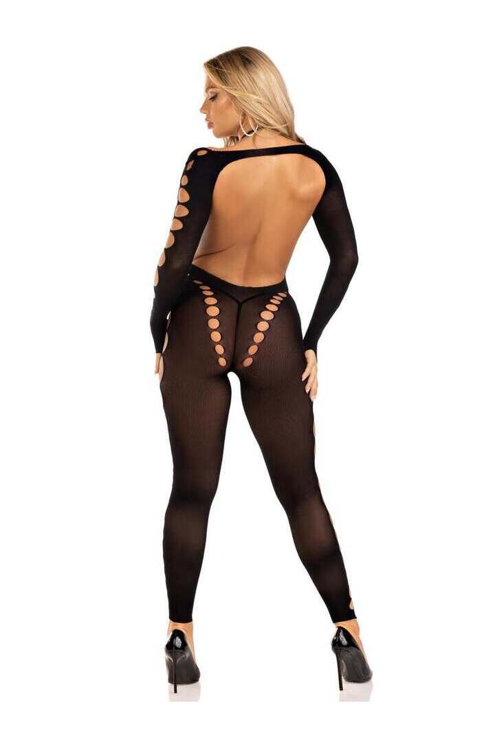 Leg Avenue Reckless Intentions Footless Bodystocking in One Size 13