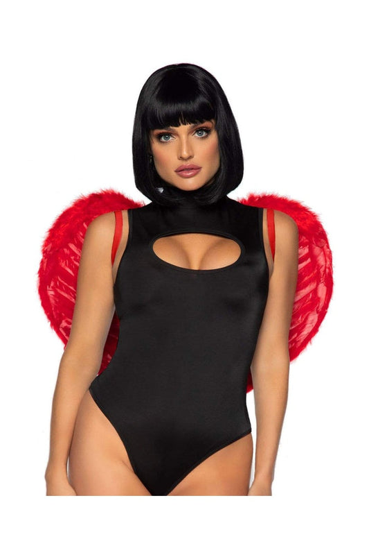 Leg Avenue Red Feather Wings Red in One Size