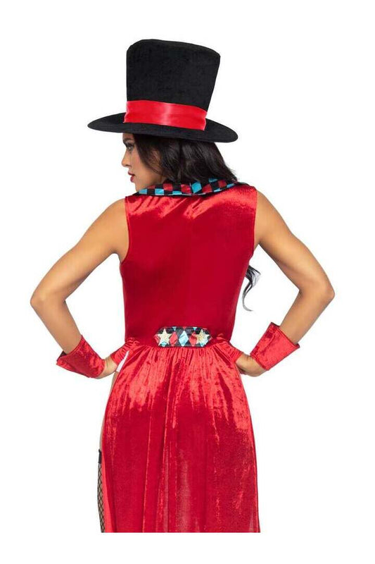 Leg Avenue Ring Mistress Sexy Circus Costume in Red/Black 1