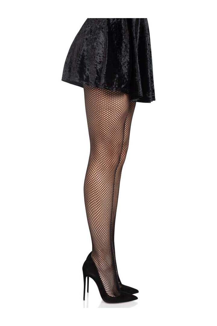 Leg Avenue Risa Nylon Fishnet Tights in One Size 2