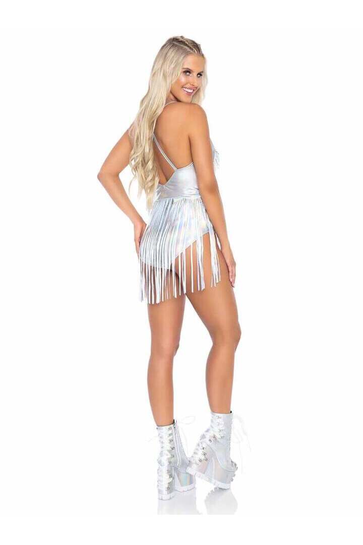 Leg Avenue Rock The Boat Fringe Bodysuit 4