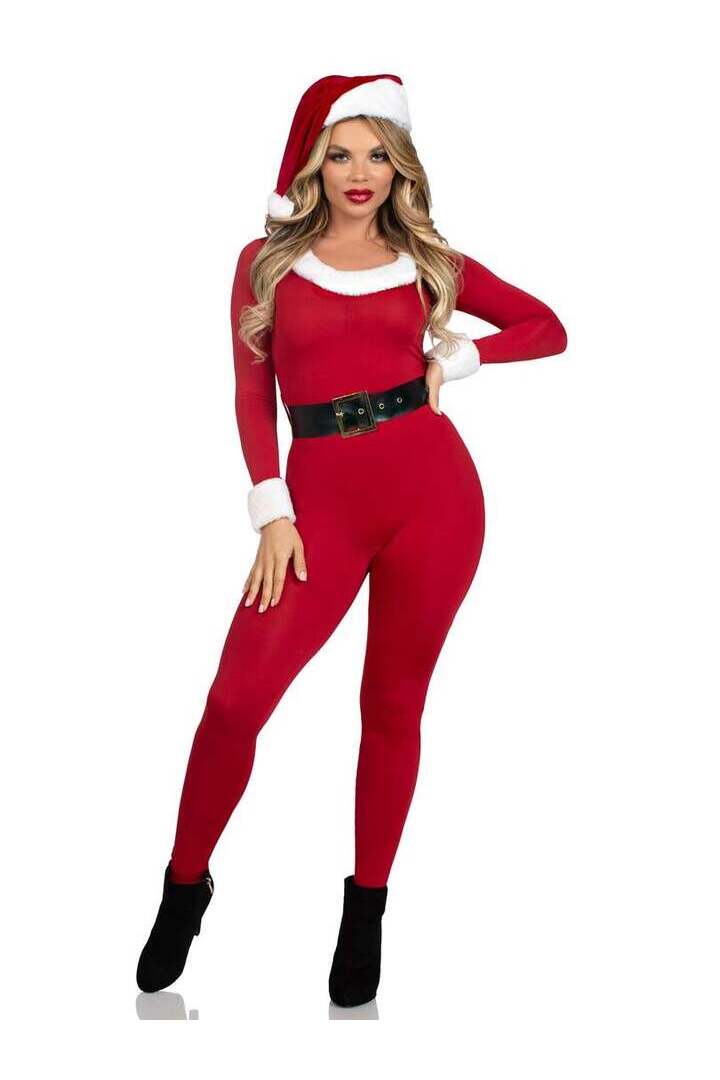 Leg Avenue Santa Baby Costume in Red/White 4