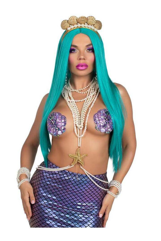 Leg Avenue Shell Nipple Covers in One Size 1