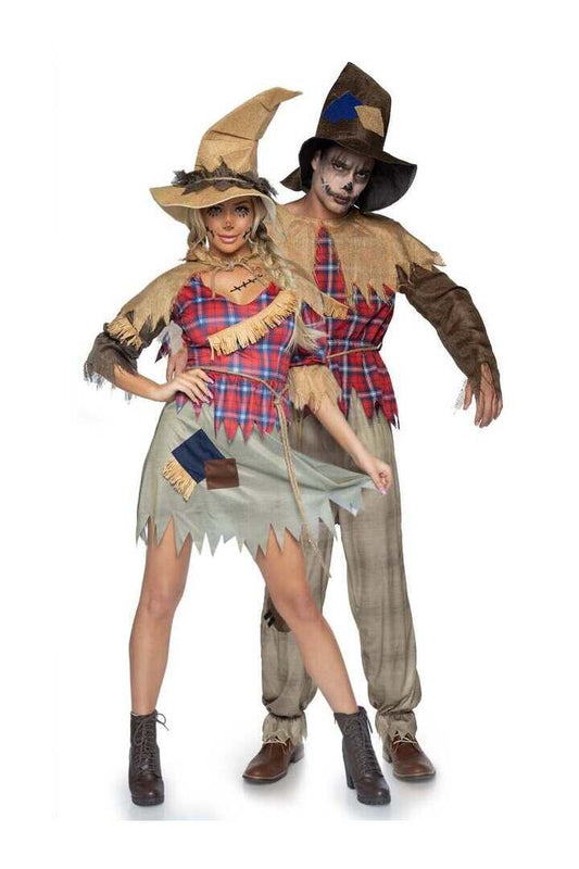 Leg Avenue Sinister Scarecrow Costume in Red 1