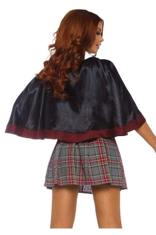 Leg Avenue Spellbinding School Girl Costume in Red/Black 1
