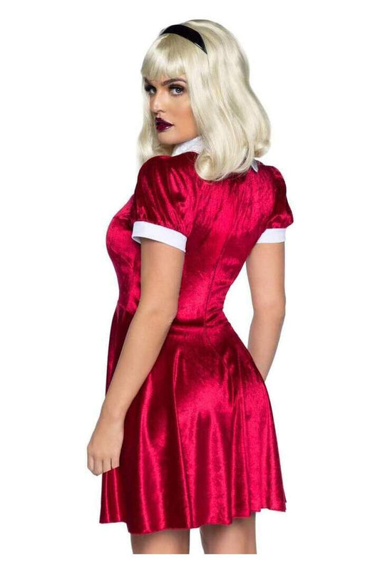 Leg Avenue Spellbinding Witch Costume in Burgundy 1