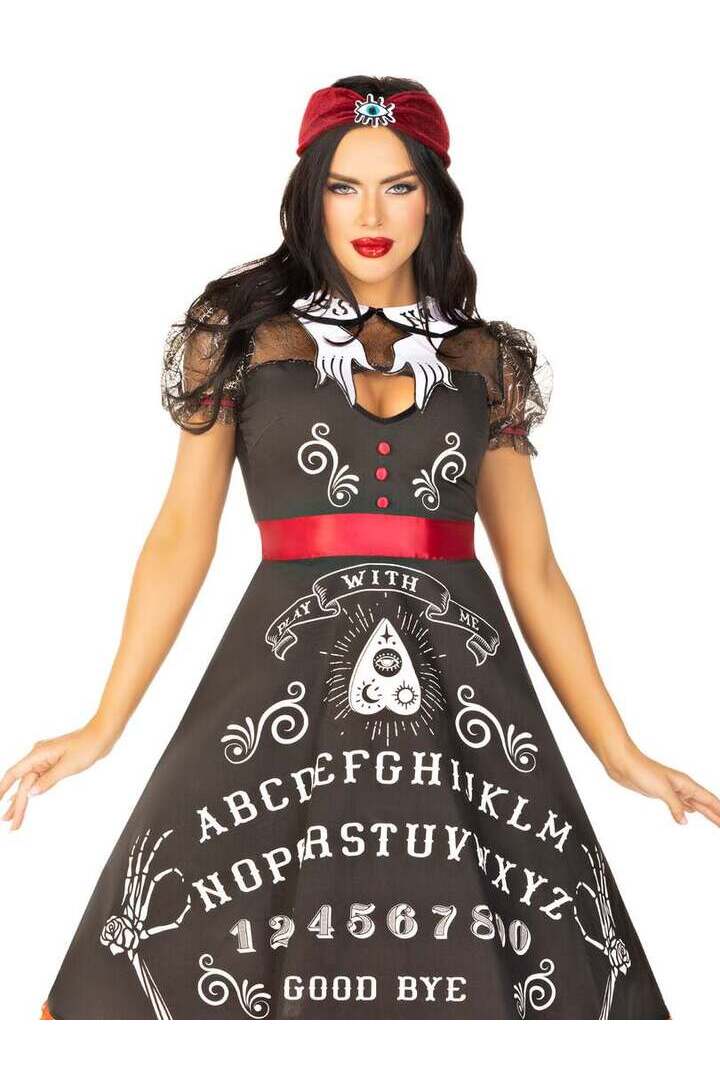 Leg Avenue Spooky Board Beauty Costume in Black 3
