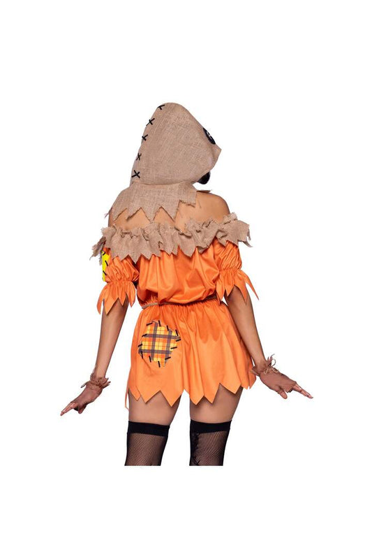 Leg Avenue Spooky Trickster Costume Orange 1