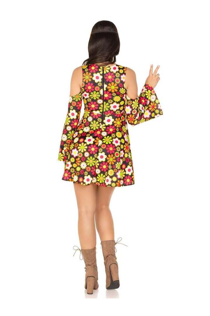 Leg Avenue Starflower Hippie Dress Costume in Brown 5