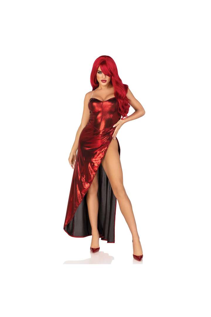 Leg Avenue Starlet Costume Dress Red 4