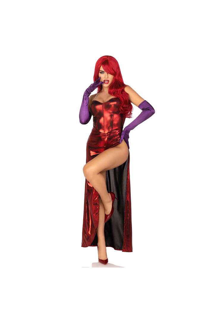Leg Avenue Starlet Costume Dress Red 6