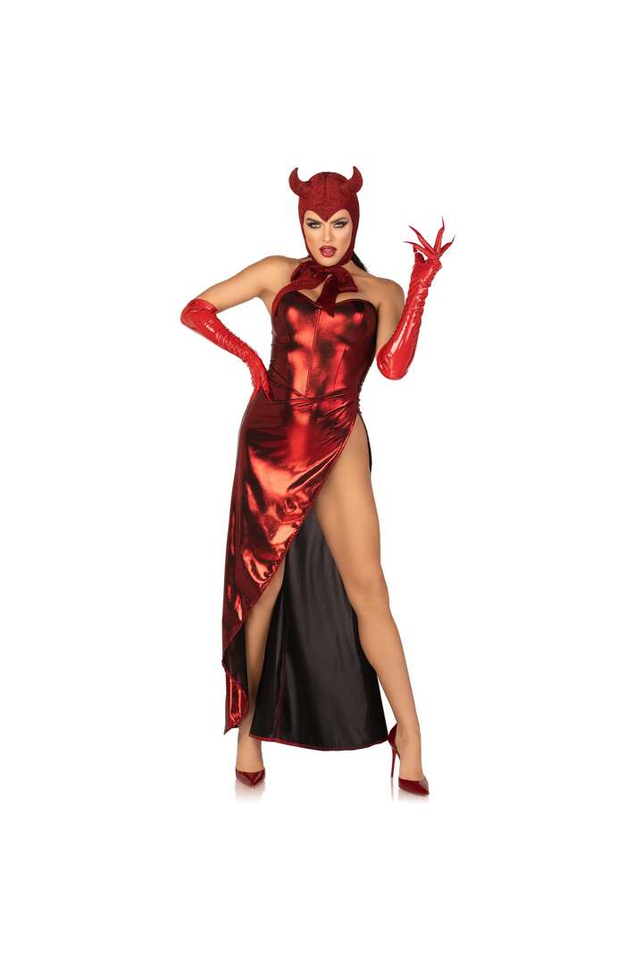 Leg Avenue Starlet Costume Dress Red 7