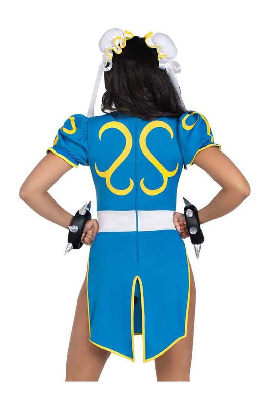Leg Avenue Street Fighter Chun-Li Costume in Blue 1