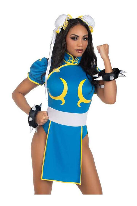 Leg Avenue Street Fighter Chun-Li Costume in Blue