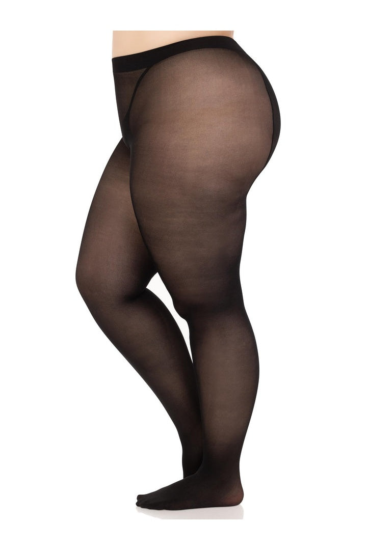 Leg Avenue Suki Plus Sheer Tights in Queen Size 4