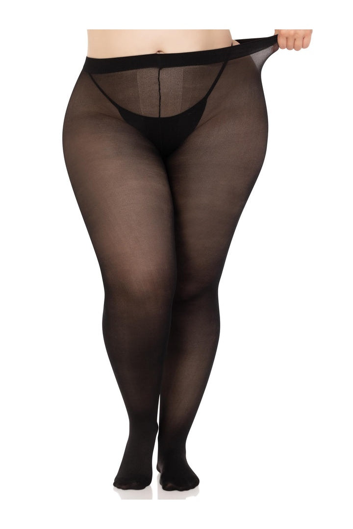Leg Avenue Suki Plus Sheer Tights in Queen Size 5