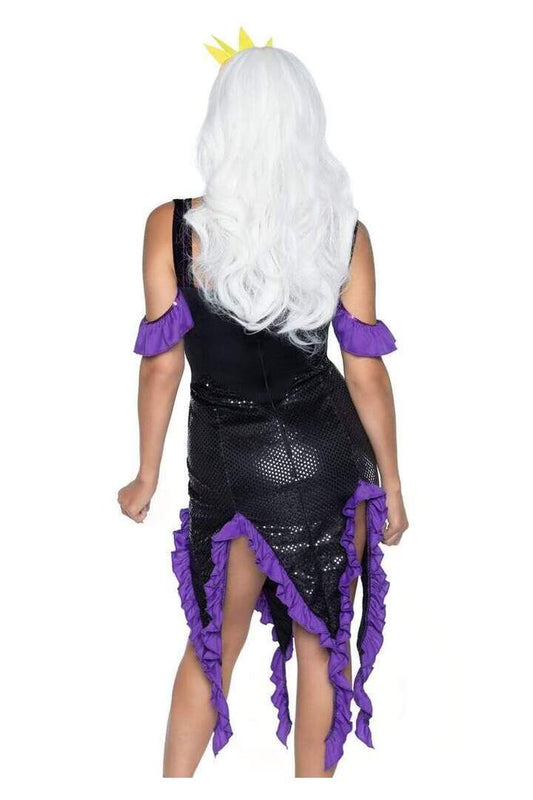 Leg Avenue Sultry Sea Witch Costume in Black/Purple 1