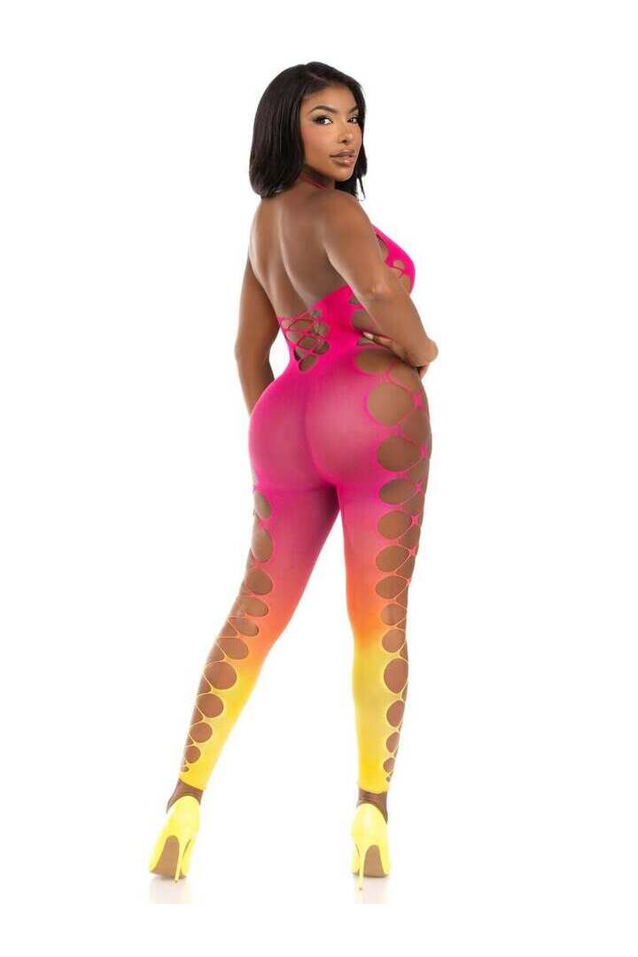 Leg Avenue Summer Nights Footless Bodystocking in One Size 12