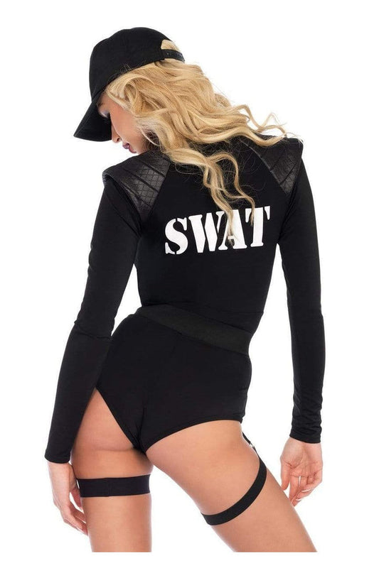 Leg Avenue SWAT Team Babe Costume Black