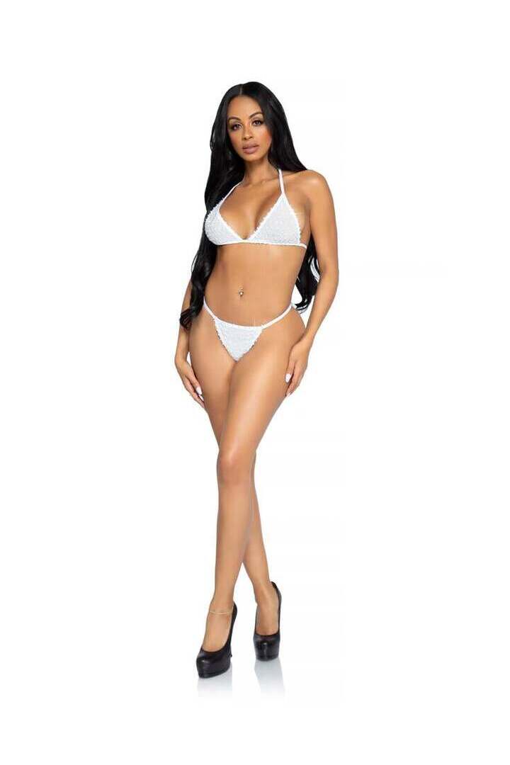 Leg Avenue Tempest Bikini Set in One Size 4